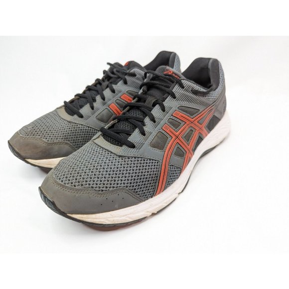 Asics Mens Gel Contend 5 1011A256 Gray Running Shoes Sneakers Size 13 - Picture 1 of 16